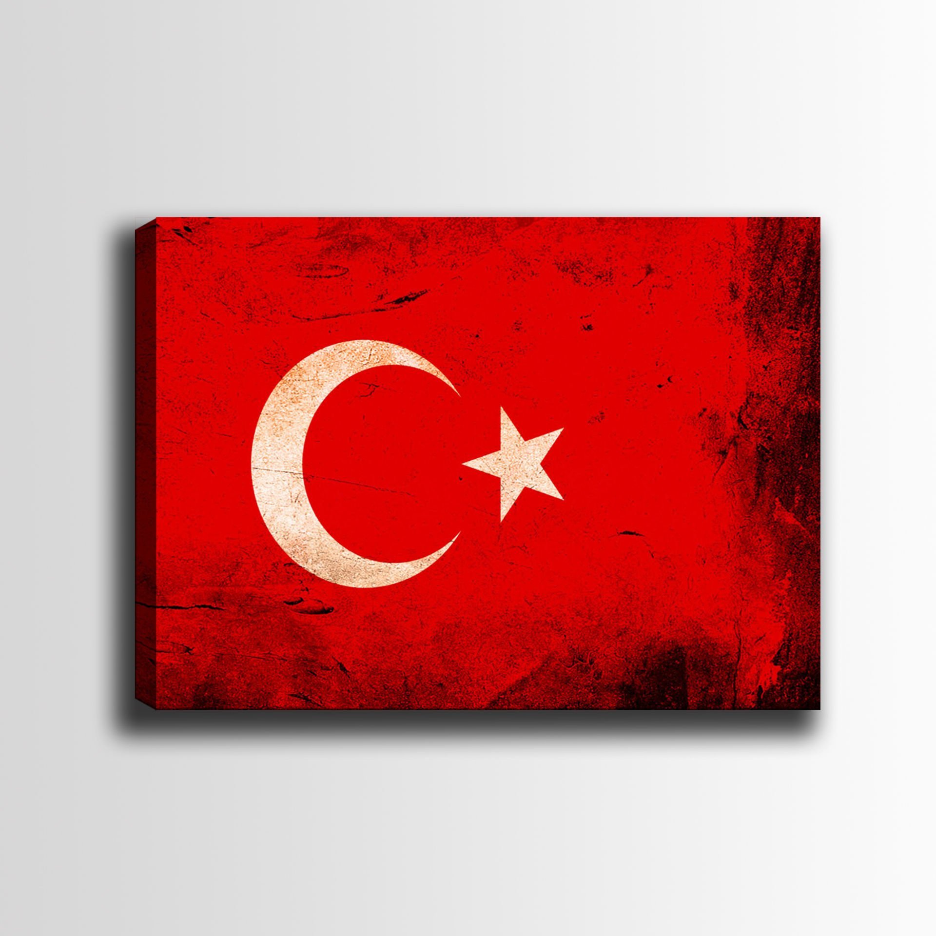 Türk Bayrağı Kanvas Tablo