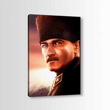 Atatürk Kanvas Tablo