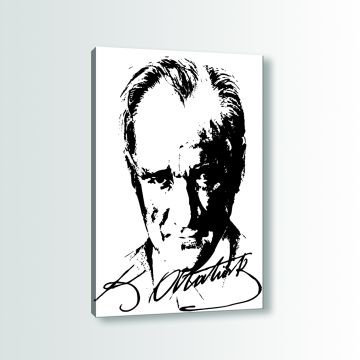 Atatürk Kanvas Tablo