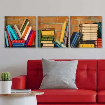 3 Parçalı Kanvas Tablo