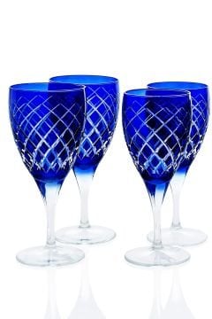 Mavi Kadeh 4'lü Set