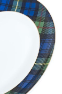 Yeşil Ekose Tabak Limited 28 cm