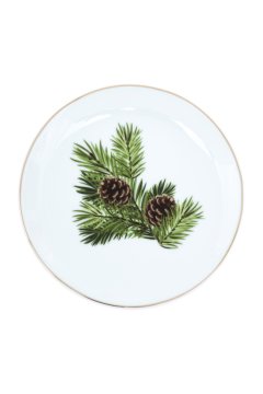 Yeşil Ekose Tabak Limited 28 cm