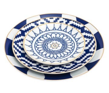 Mavi-Beyaz Set 64 Parca