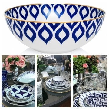 Mavi-Beyaz Set 64 Parca