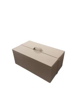 Vizon Kapaklı Deri Kutu 15*25*10 cm