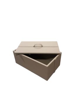 Vizon Kapaklı Deri Kutu 15*25*10 cm