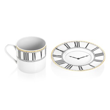 Saat Çay Fincanı