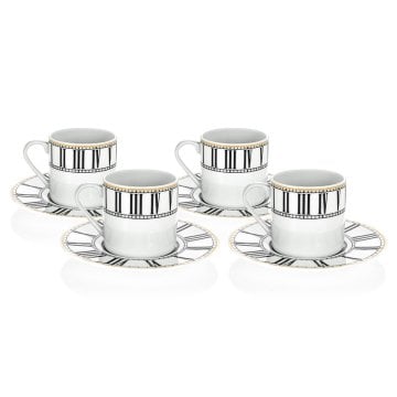 Saat Tabak &Çay Kahve Seti 20 Parça (4 Kişilik )