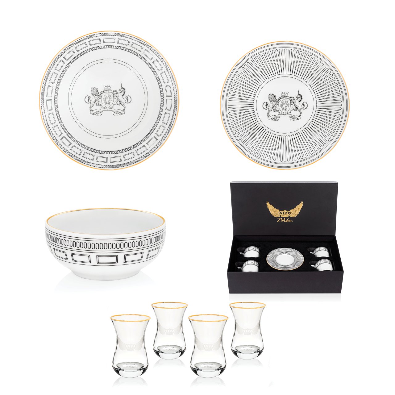 Empire Tabak&Çay Kahve Seti 20 Parça (4 Kişilik)