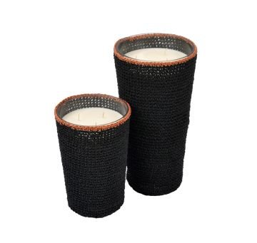 Cam Örgülü Mum Ağzı Kiremit 30cm