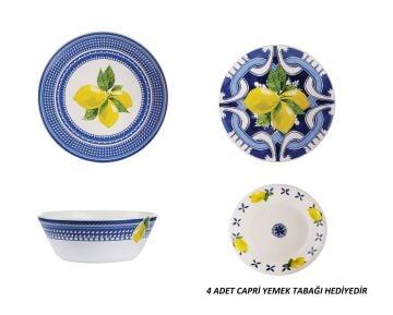 Capri 4'lü Tabak Seti (16 Parça)