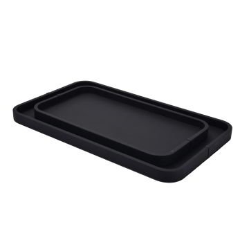 Siyah Ponza Tepsi 27*50*3 cm
