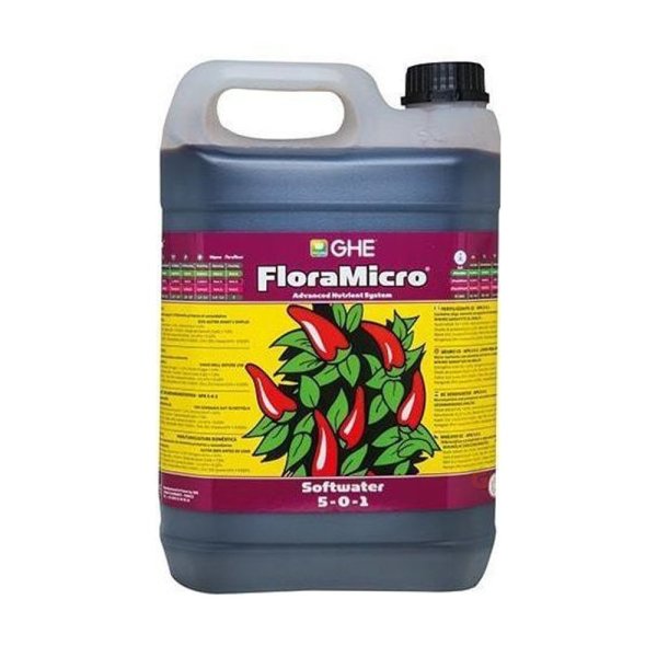 General Hydroponics FloraMicro Softwater 5 litre