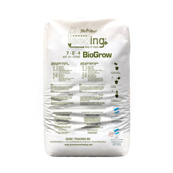 Green House Feeding Bio Grow 25 kg