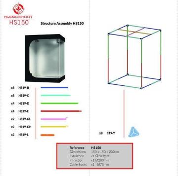 Hydro Shoot 150X150X200 (HS150)