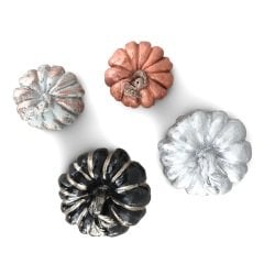 Çizgili siyah  kabak 8 cm