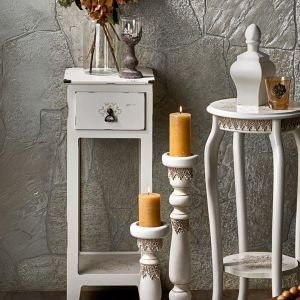 Rumi ikili şamdan set