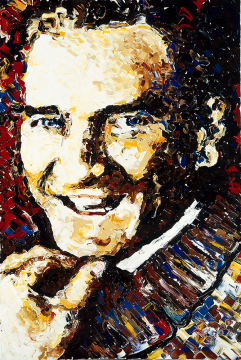 Atatürk Kanvas Tablo - Atatürk Gülümsüyor - Ned Pamphilon