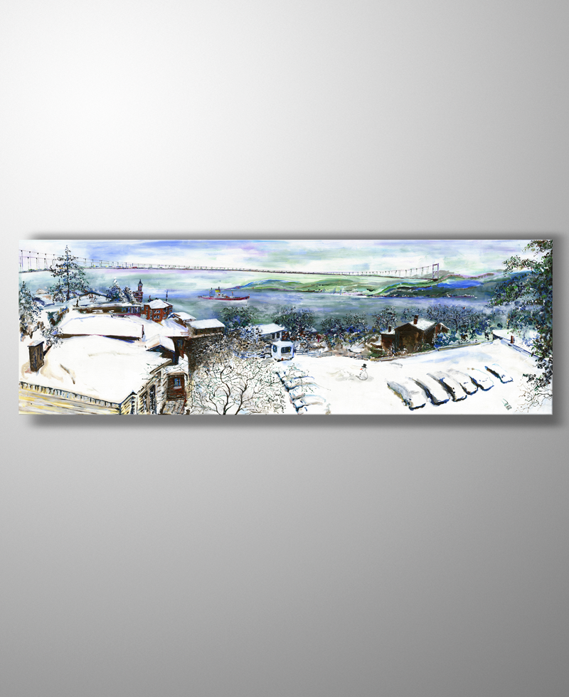 Daddy's Birthday Original Akrilik Eser - Ned Pamphilon 152x50cm