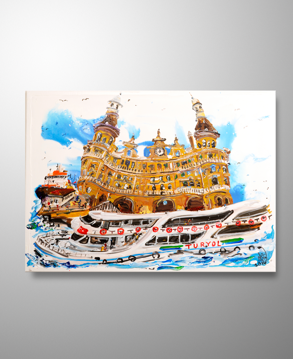 Kanvas Tablo Haydarpaşa Passing By - Ned Pamphilon