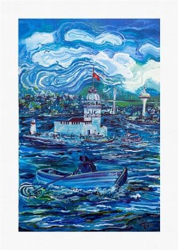 Fine Art Baskı - Maviş