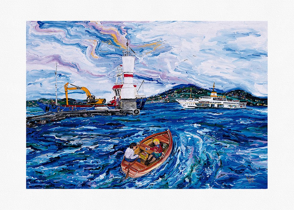 Fine Art Baskı - Büyükada Boats