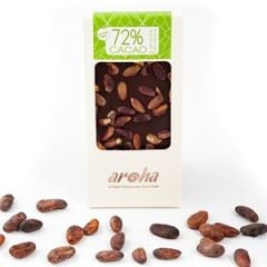 Antep Fıstıklı Bitter Çikolata %72 Kakao 100gr görseli.