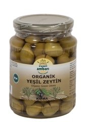 Organik Yeşil Çizik Zeytin 420gr