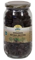 Organik Sofralık Yağlı Siyah Zeytin 700 gr