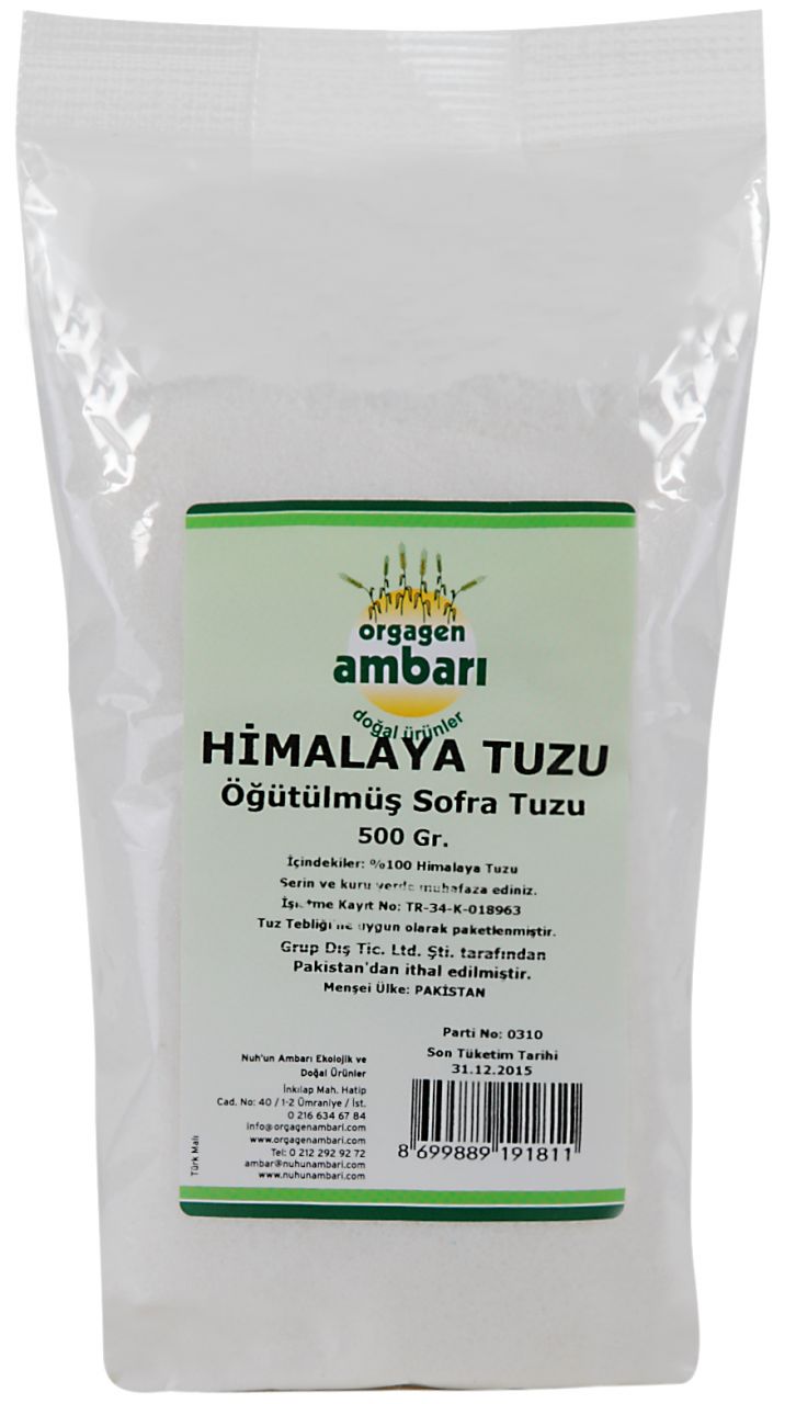 Orgagen Ambarı  Himalaya Tuzu 500 gr