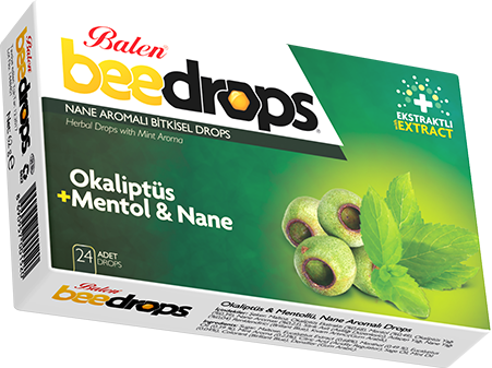 Balen Beedrops Okaliptüs+Mentol-Nane Aromalı Drops