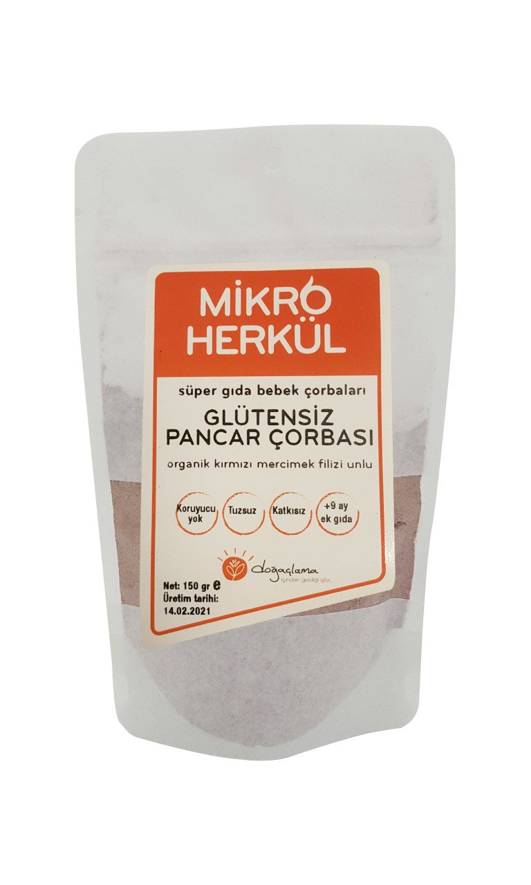 Pancar Çorbası +9 Ay Ek Gıda Glutensiz (150 gr)