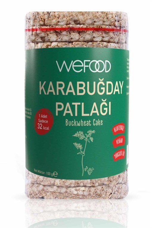 Wefood Glutensiz Karabuğday Patlağı 100 gr