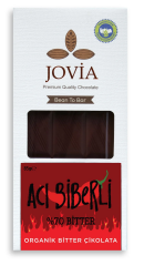 ORGANİK ÇİKOLATA-%70 BİTTER ACI BİBERLİ