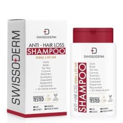 SWISSODERM Dökülme Karşıtı Şampuan – Normal Ve Kuru Saçlar Için (300 ml) görseli.