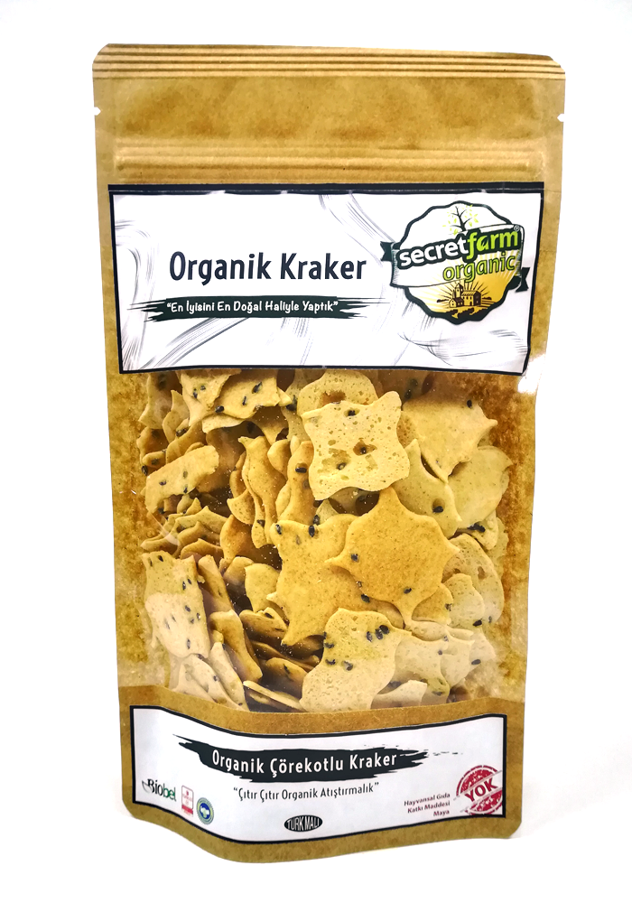 Organik Çörek Otlu Kraker