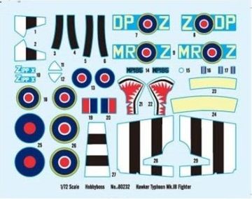 1/72 Hawker Typhoon Mk.lB Fighter