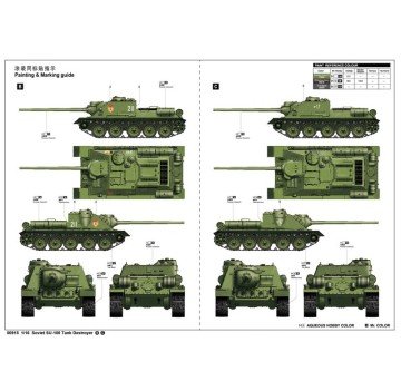 1/16 Soviet SU-100 Tank Destroyer