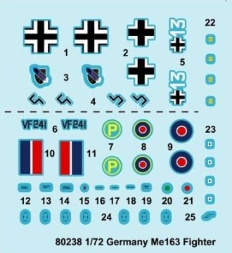 1/72 Germany Me163 Fighter