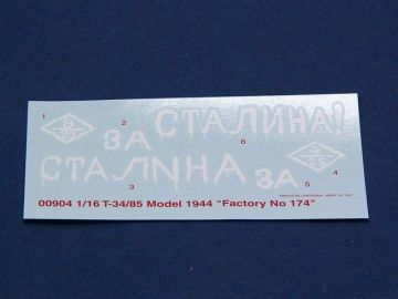 1/16 T-34/85 Model 1944 Fty.174