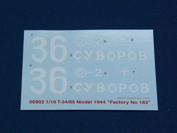 1/16  T-34/85 Model 1944 Fty.183