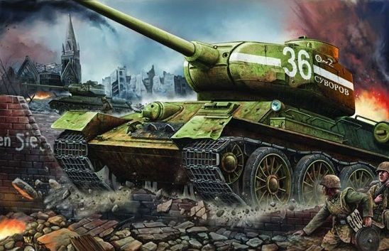 1/16  T-34/85 Model 1944 Fty.183