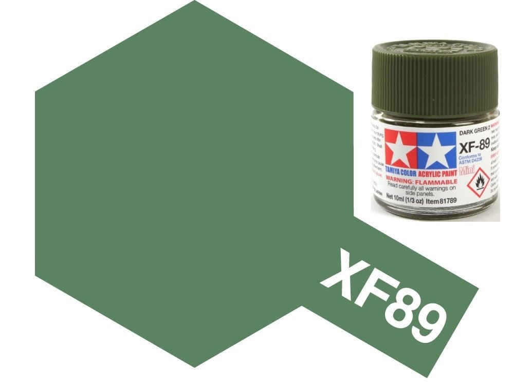 XF-89 Dark Green 2 Mat Akrilik Boya (10 ml.)