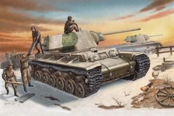 1/35 KV-1 1942 Heavy Cast Turret Tank