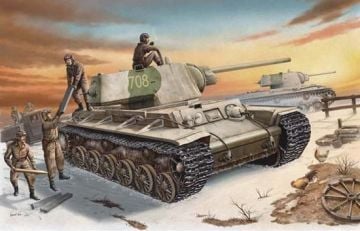 1/35 KV-1 1942 Simplified Turret Tank