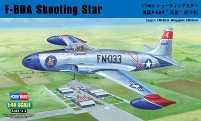 1/48 F-80A Shooting Star fighter