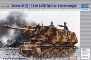 1/35 German 39(H) 105mm LeFH18(Sf) auf Geschutzwa