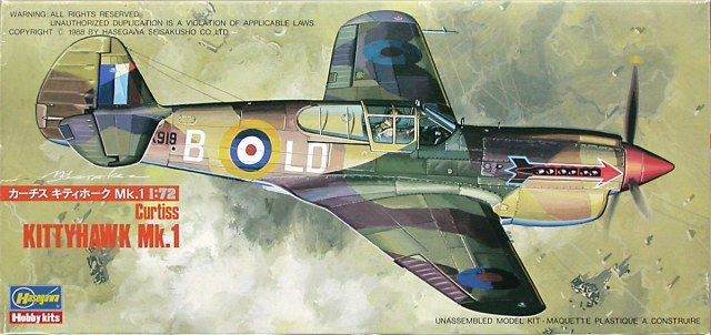 1/72 P-40E Kittyhawk
