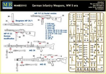 Alman Piyade Silahları WW II Era 1/35